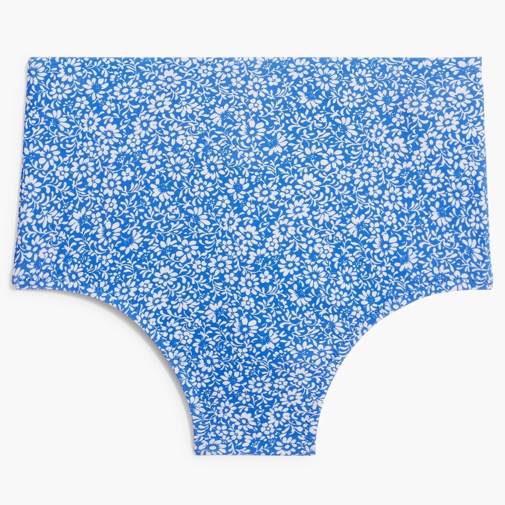 J. Crew Printed High-Waisted Bikini Bottom